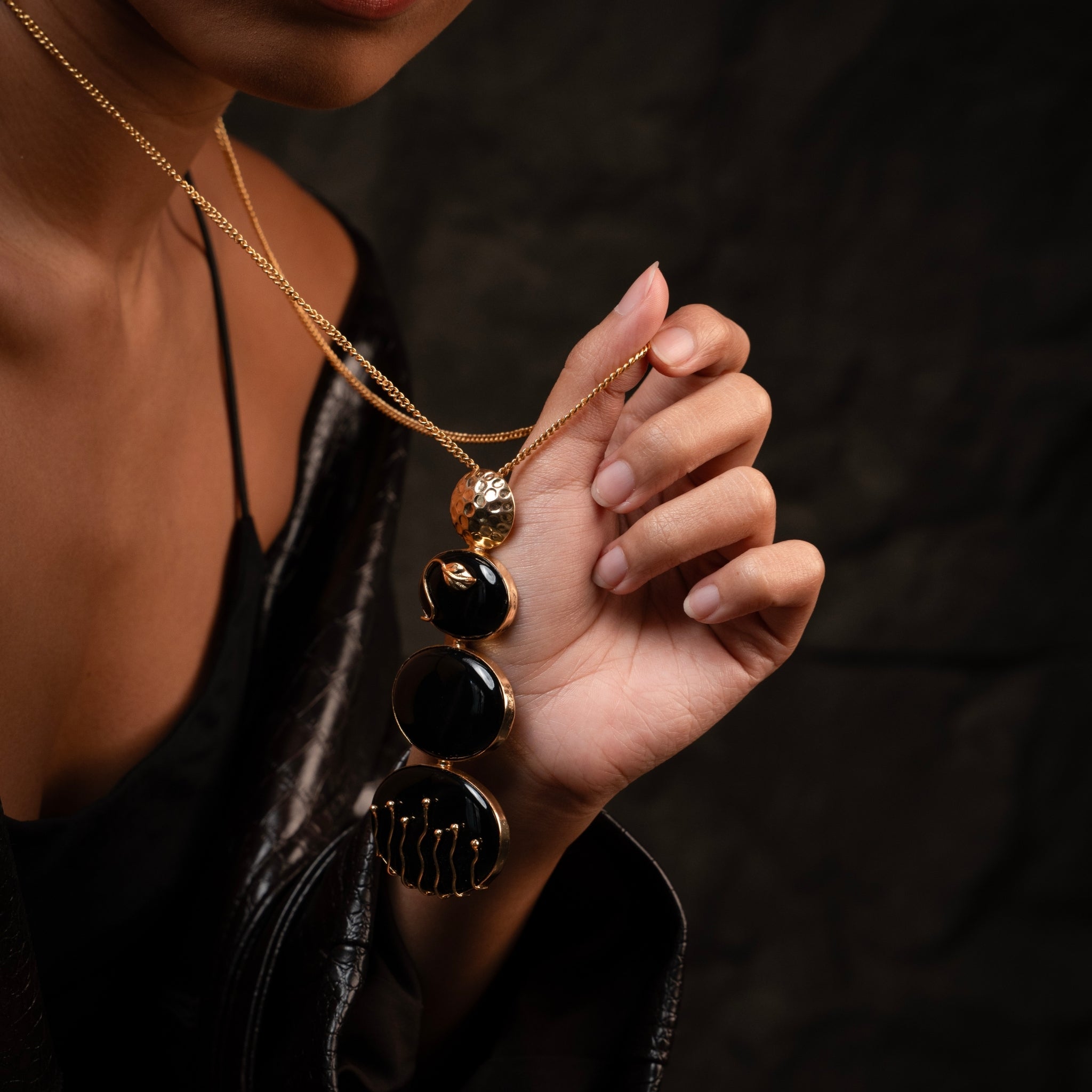 Nora | Black Onyx Necklace