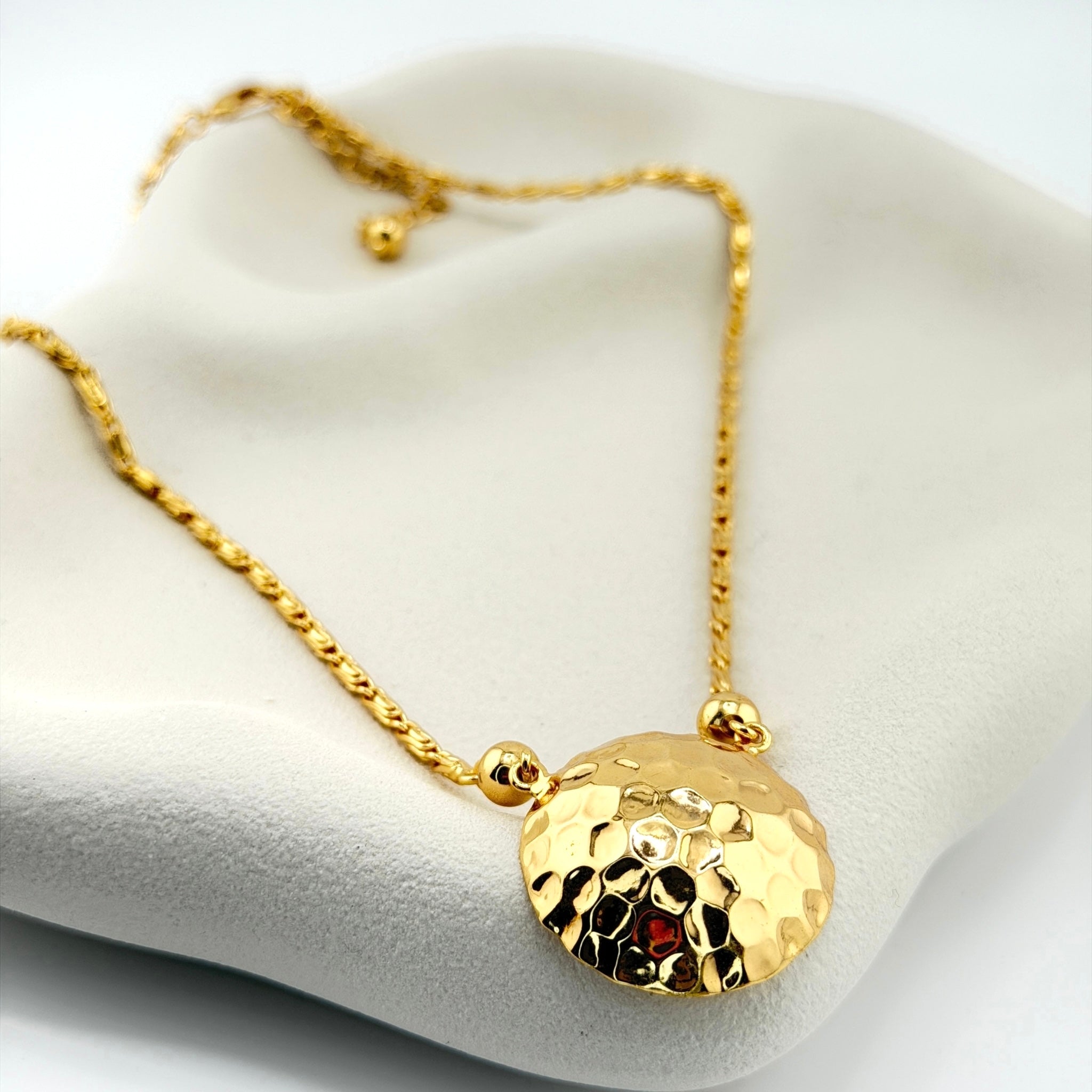 Brynn | Hammered Pendant and Earrings Set