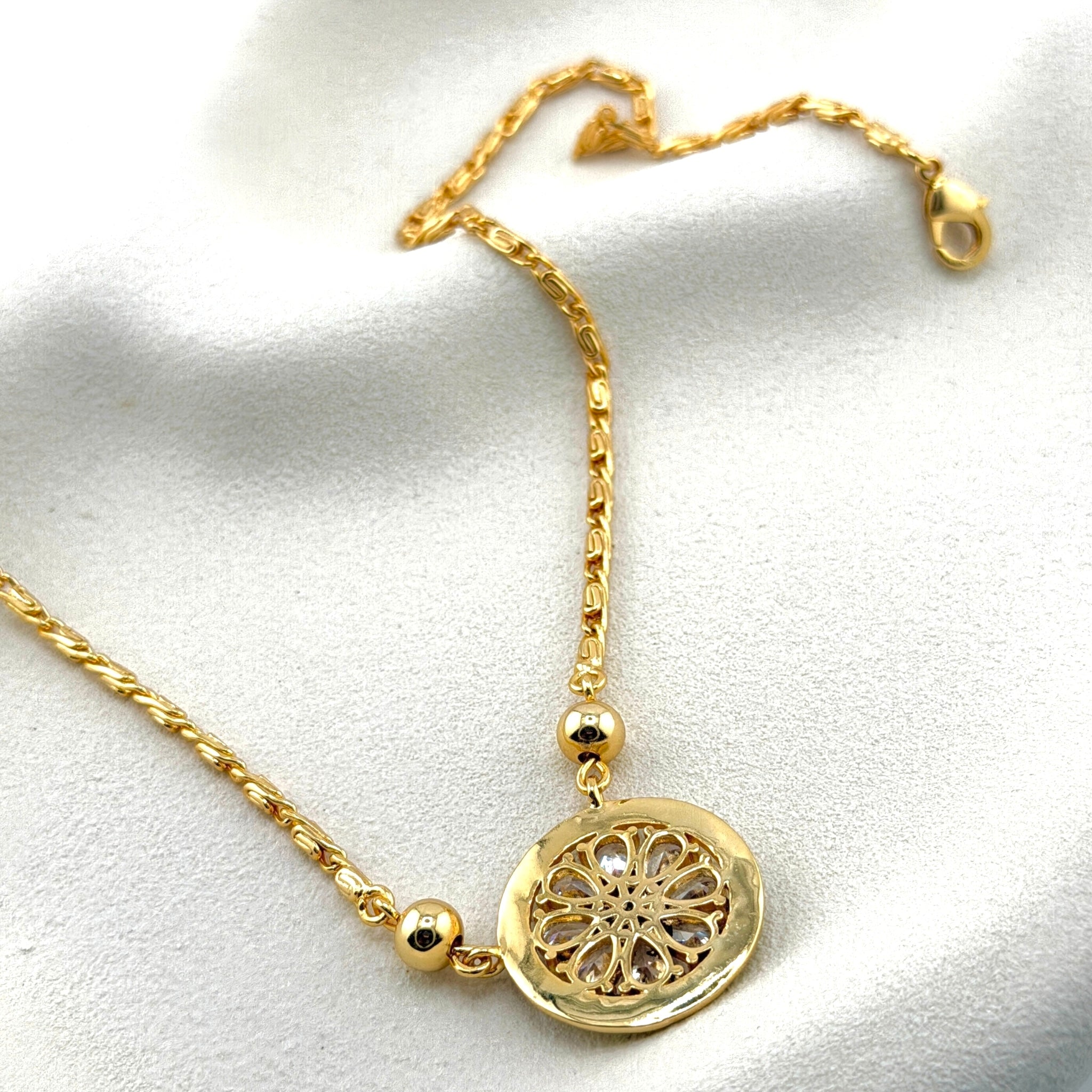 Indra | Single Medallion Necklace