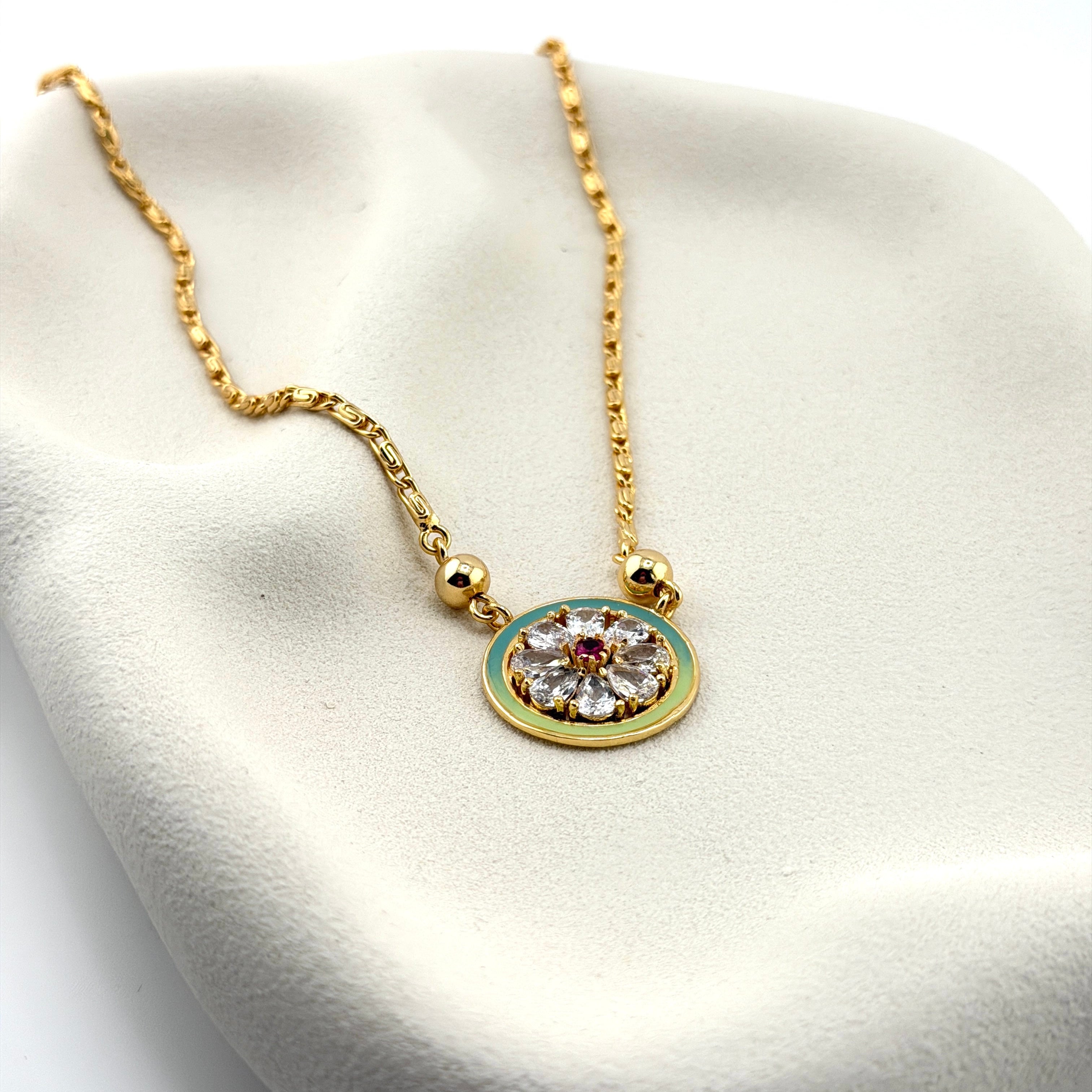 Indra | Single Medallion Necklace