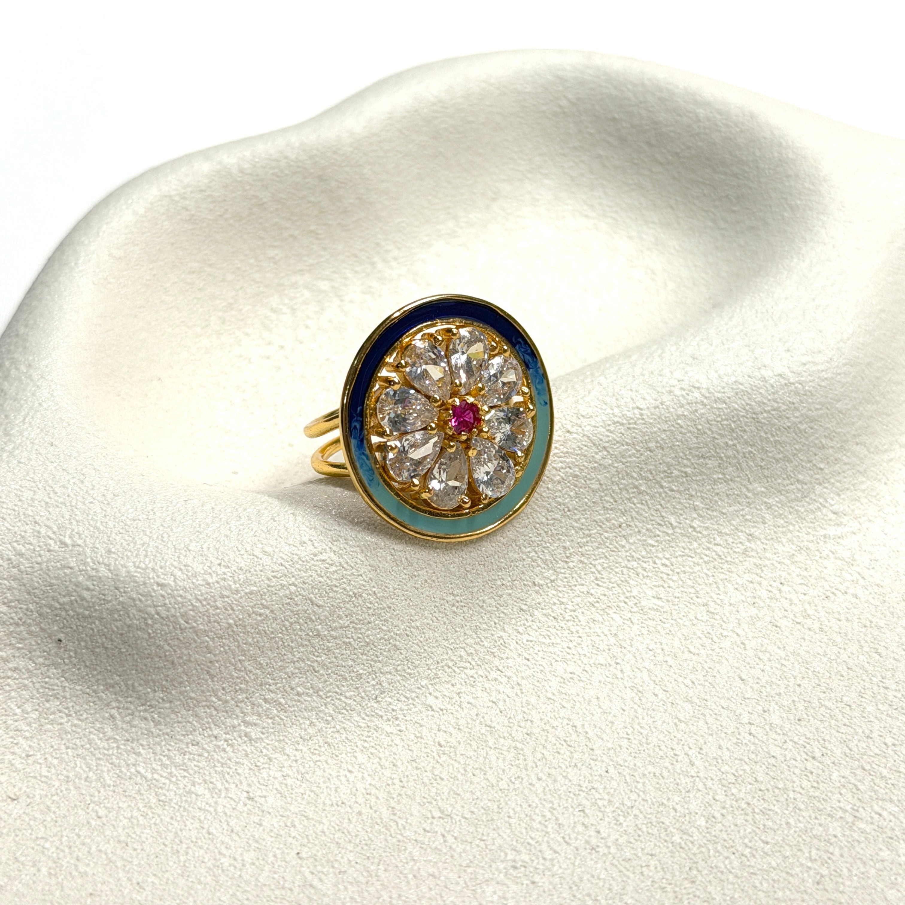 Indra | Medallion Ring