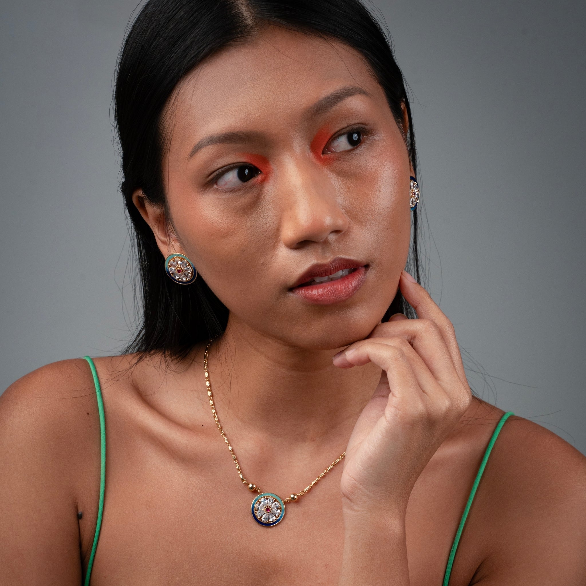 Indra | Single Medallion Necklace