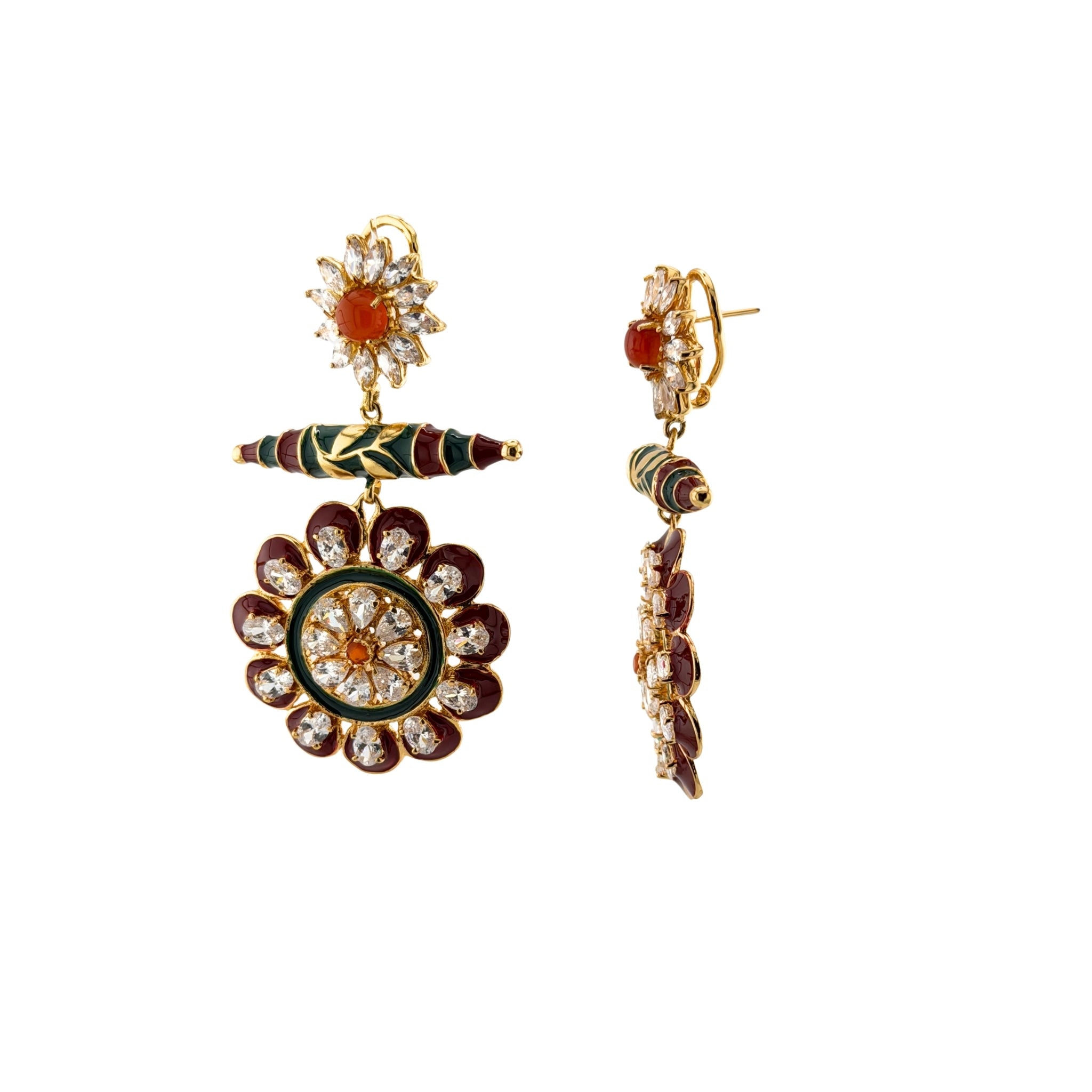 Seren | Medallion Earrings