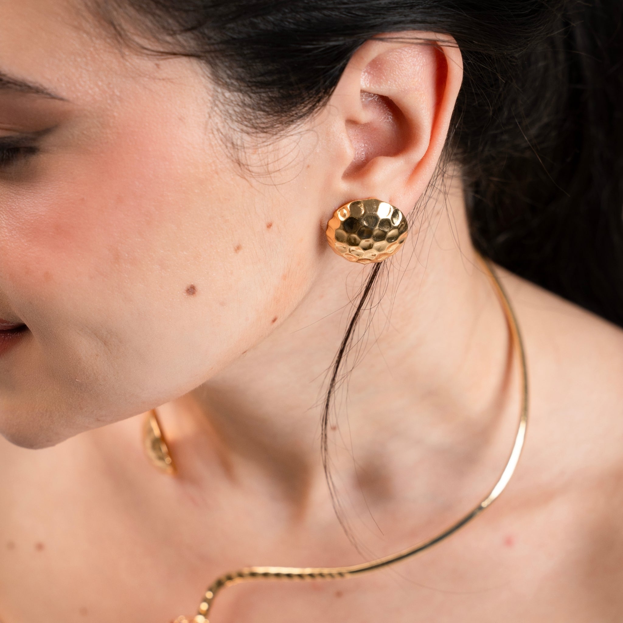 Brynn | Hammered Earrings
