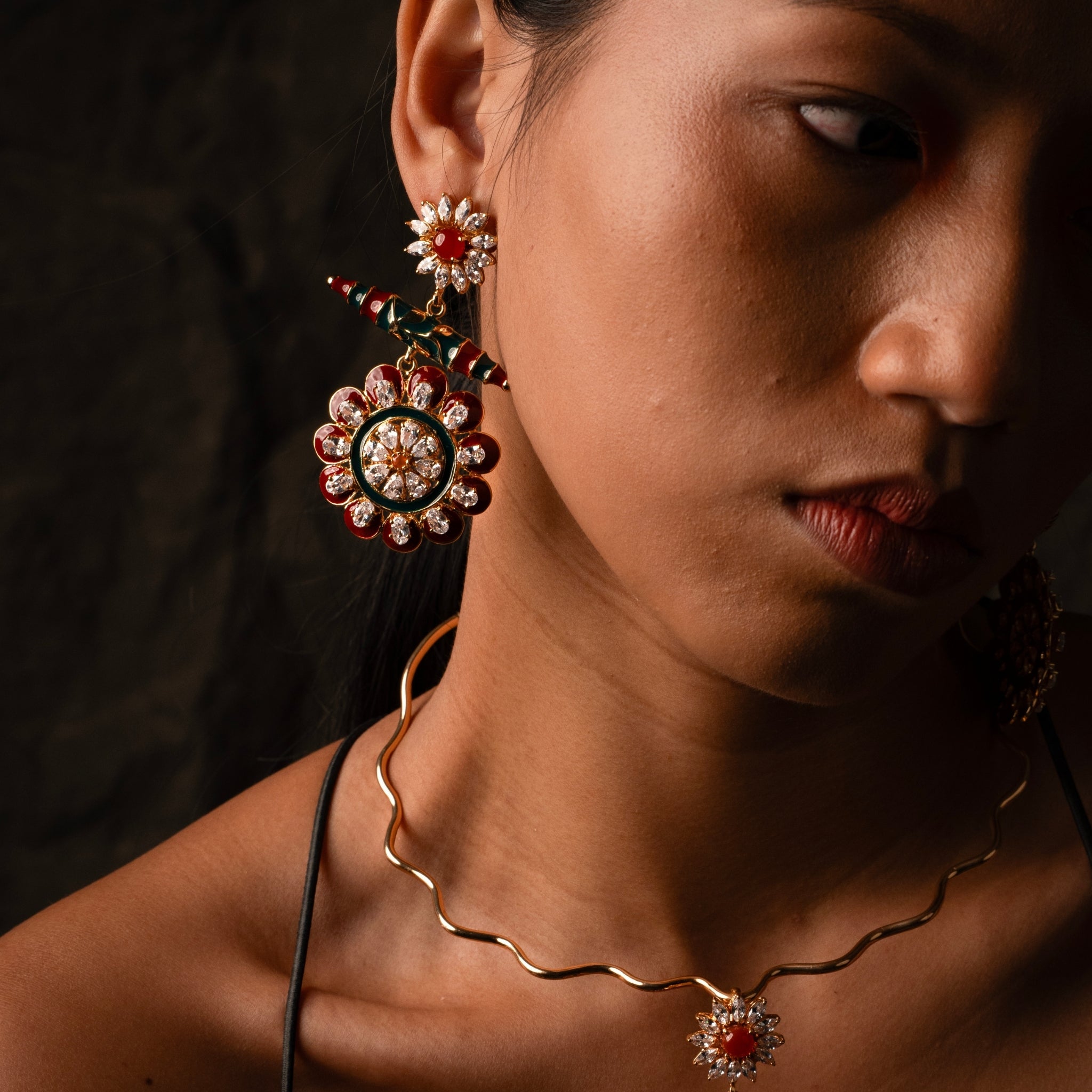 Seren | Medallion Earrings