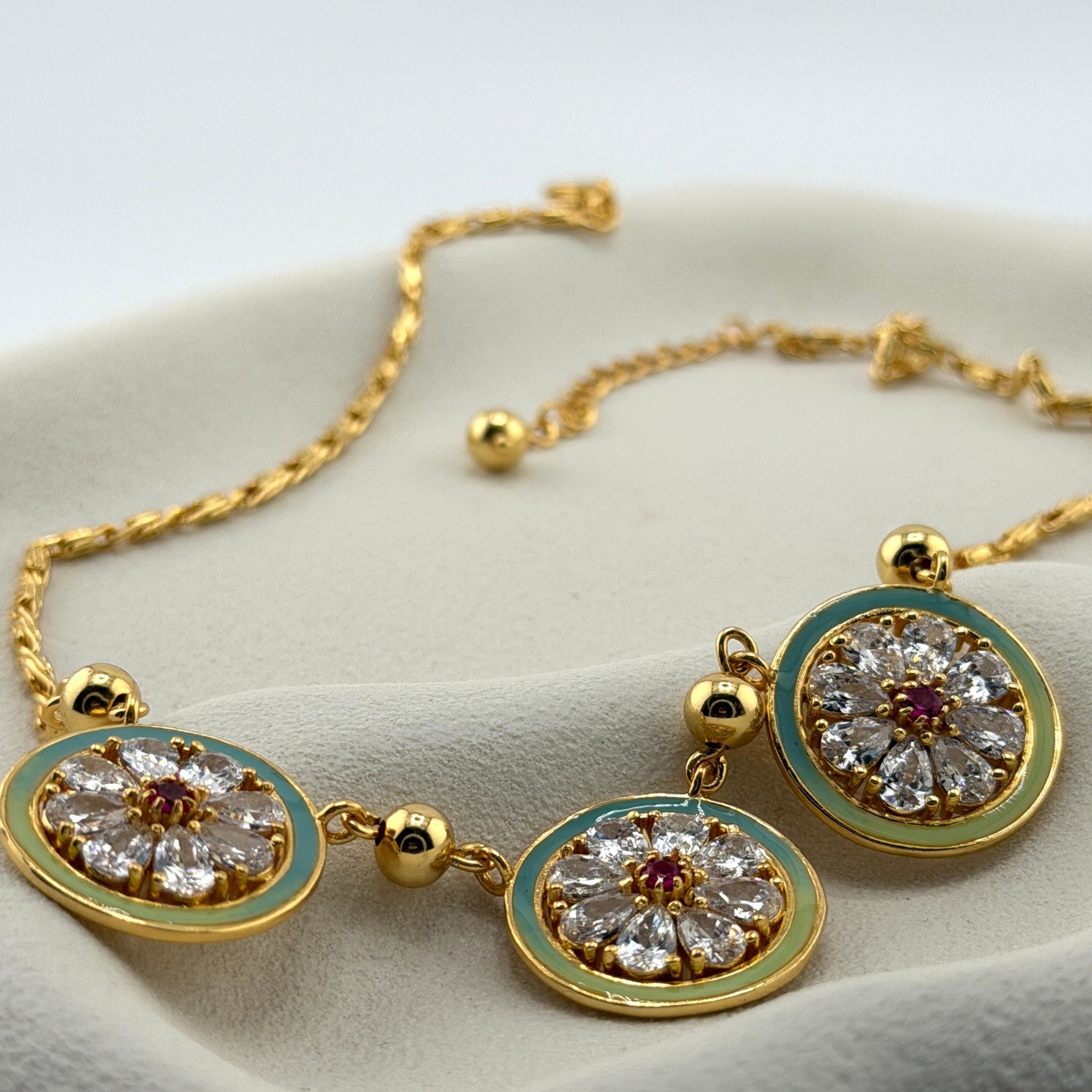 Indra | Three Medallion Necklace