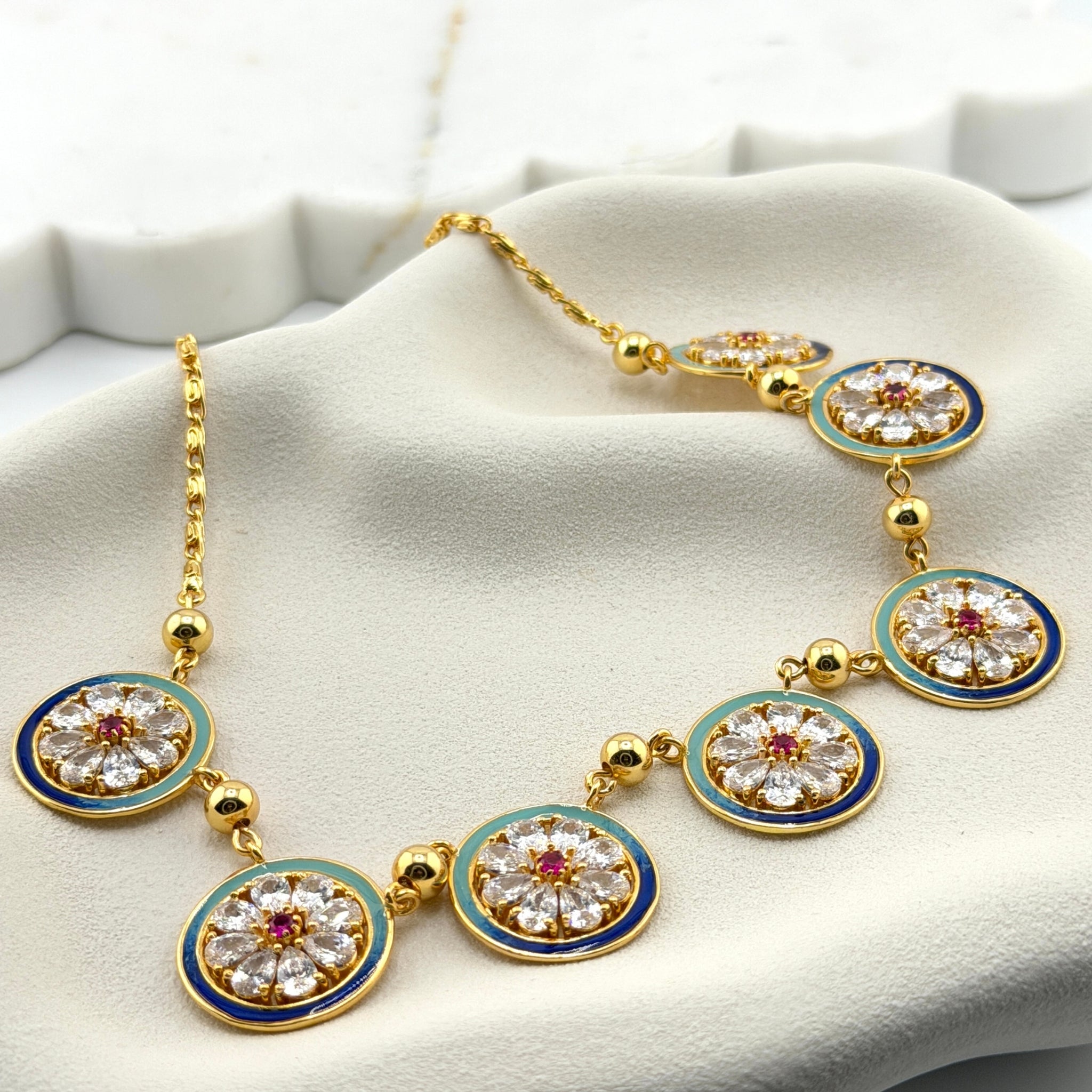 Indra | Seven Medallion Necklace